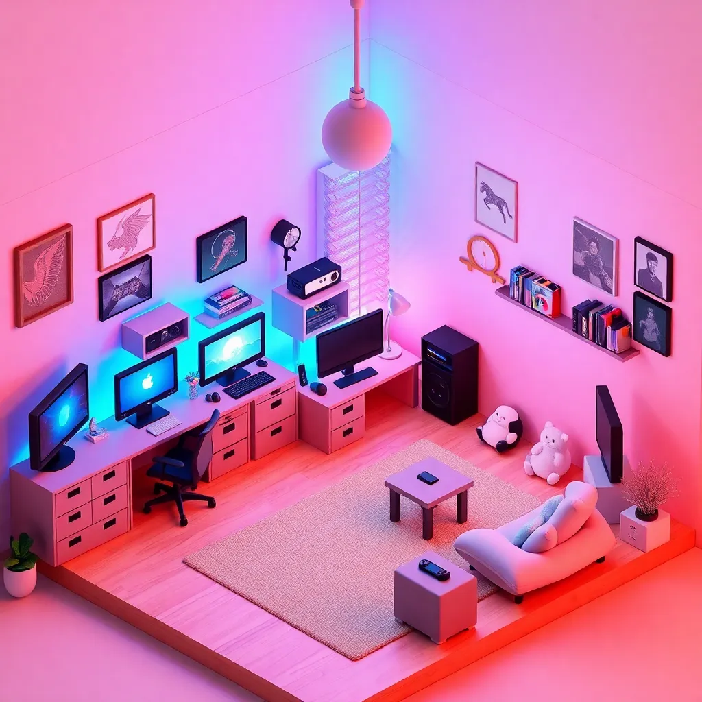 Cozy Isometric Room