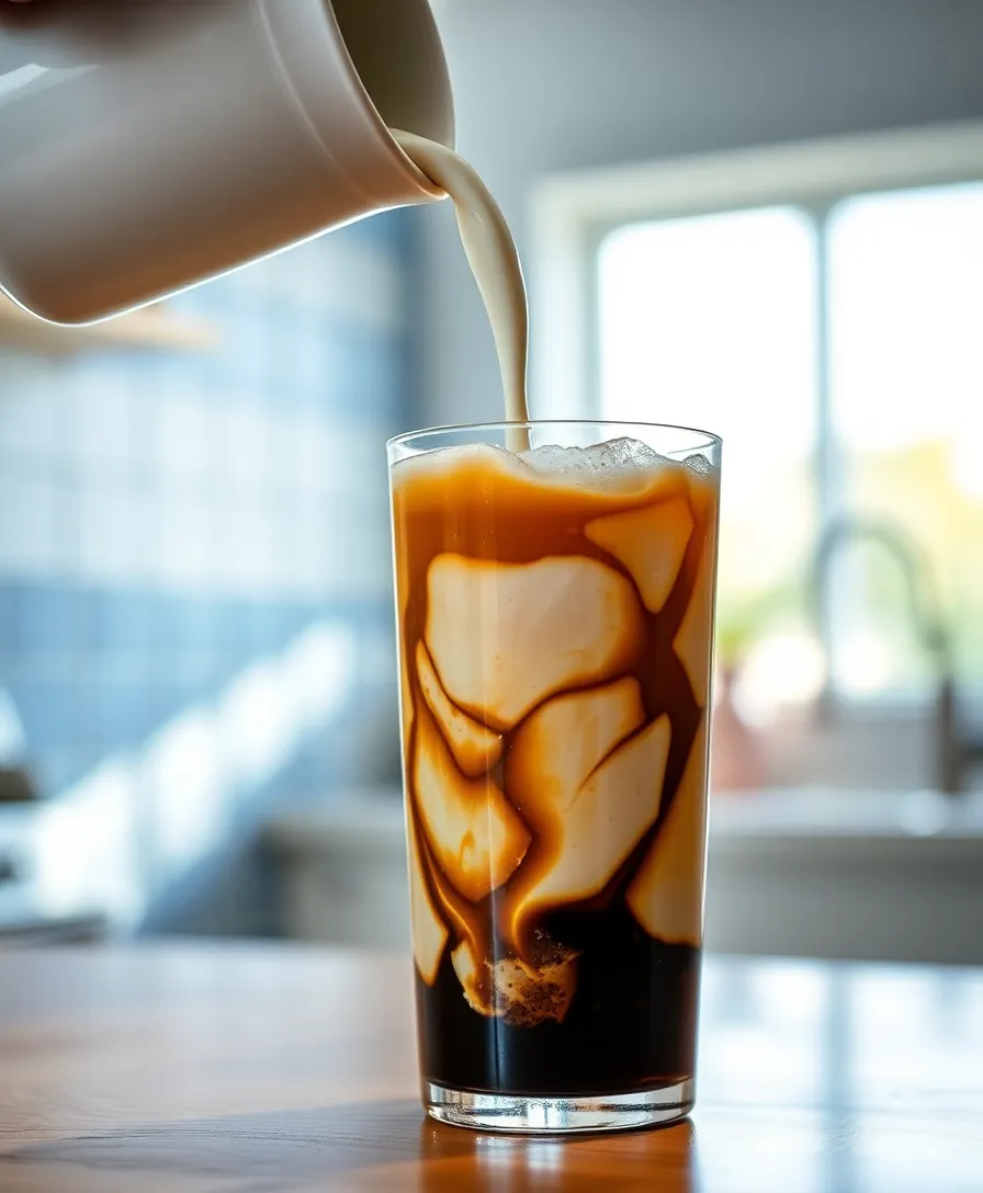 Iced Coffee Pour